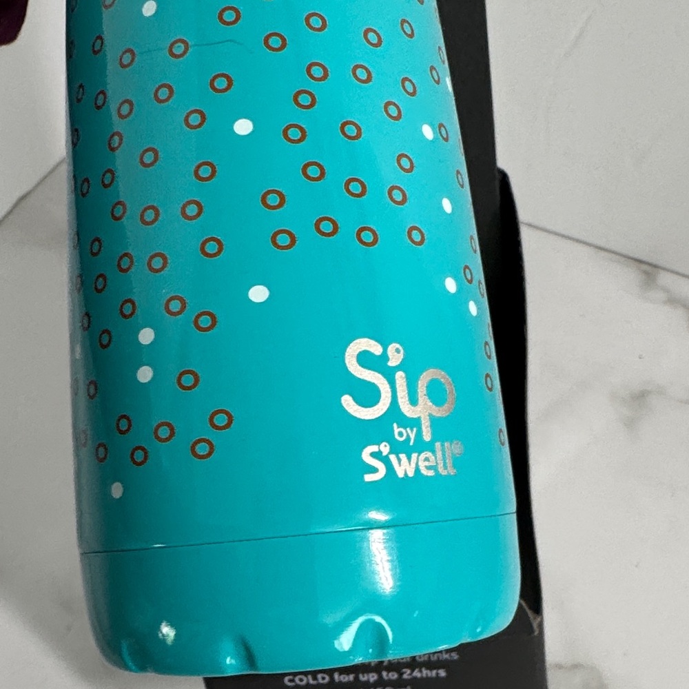 S'well Turquoise Sip Bottle 15oz New - Picture 4 of 17